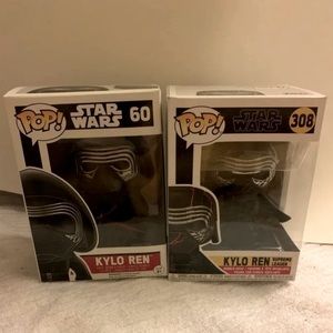 Kylo Ren Funko Pops lot